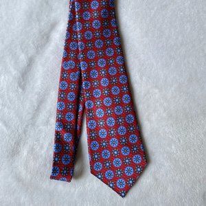 Men's Patterned Circles Silk Tie